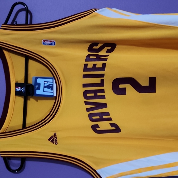 New Women's Cavs NBA Adidas Jersey Kyrie Irving - Picture 2 of 6